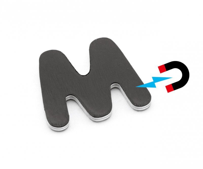 Viga Magnetyczne literki i cyferki - 77 elementów