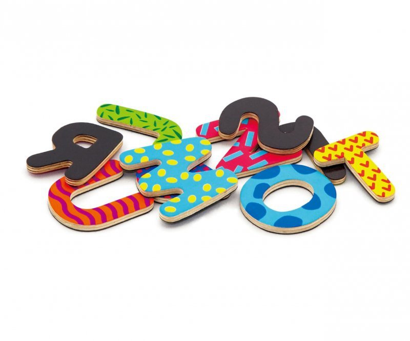 Viga Magnetyczne literki i cyferki - 77 elementów