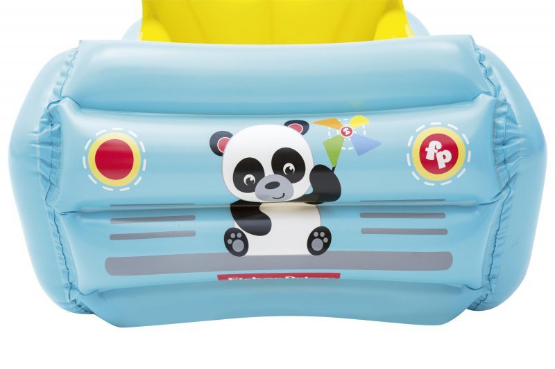 Bestway FISHER PRICE DMUCHANY SAMOCHÓD WYŚCIGOWY  Z PIŁKAMI 119cm x 79cm x 51cm