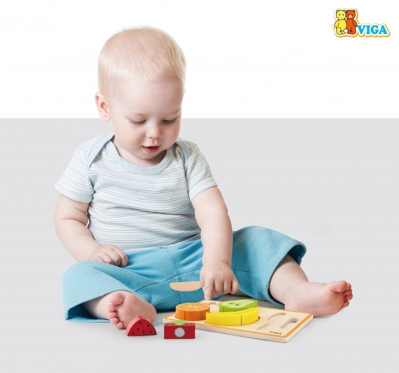 Viga Mój pierwszy zestaw do krojenia - owoce