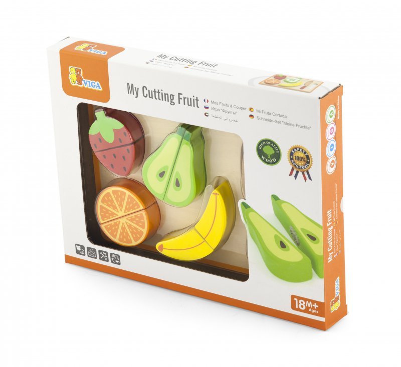 Viga Mój pierwszy zestaw do krojenia - owoce