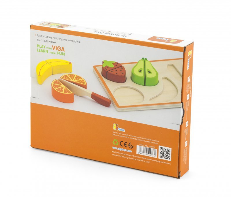 Viga Mój pierwszy zestaw do krojenia - owoce