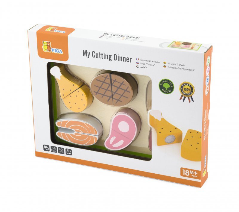 Viga Mój pierwszy zestaw do krojenia - obiadek
