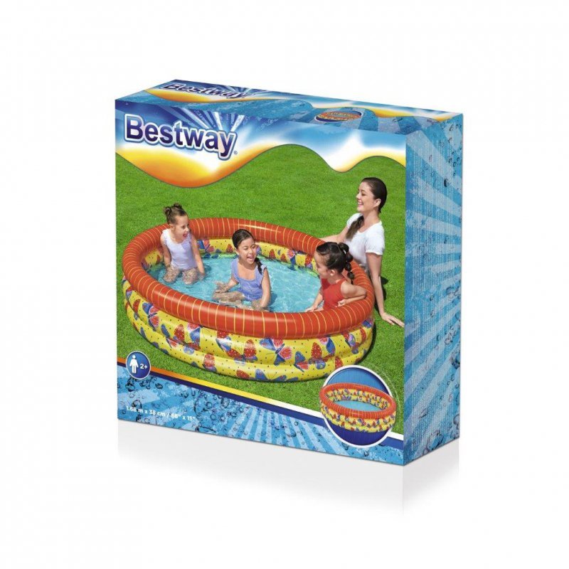 Bestway Basenik dmuchany Motylki 1.68m x 38cm