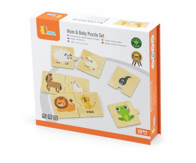 Viga Puzzle logiczne - mama i dziecko