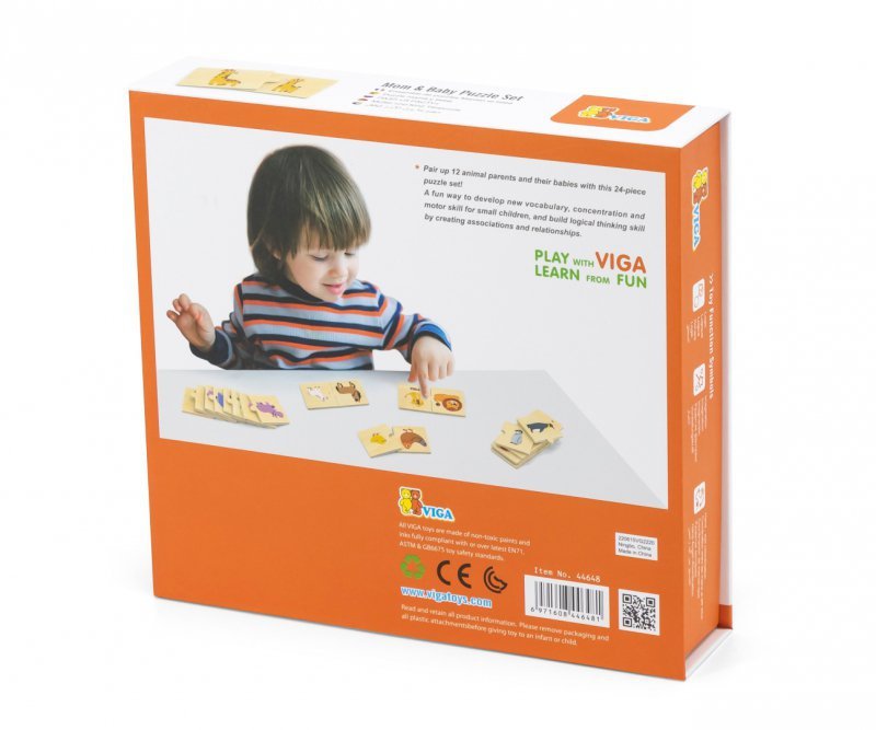 Viga Puzzle logiczne - mama i dziecko