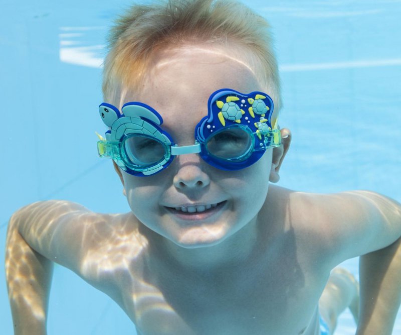 Bestway Okulary do pływania AquaPals Żółw