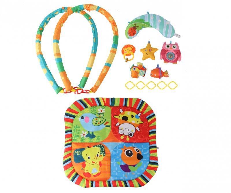 TinyMini Mata edukacyjna Kolorowe Zwierzątka