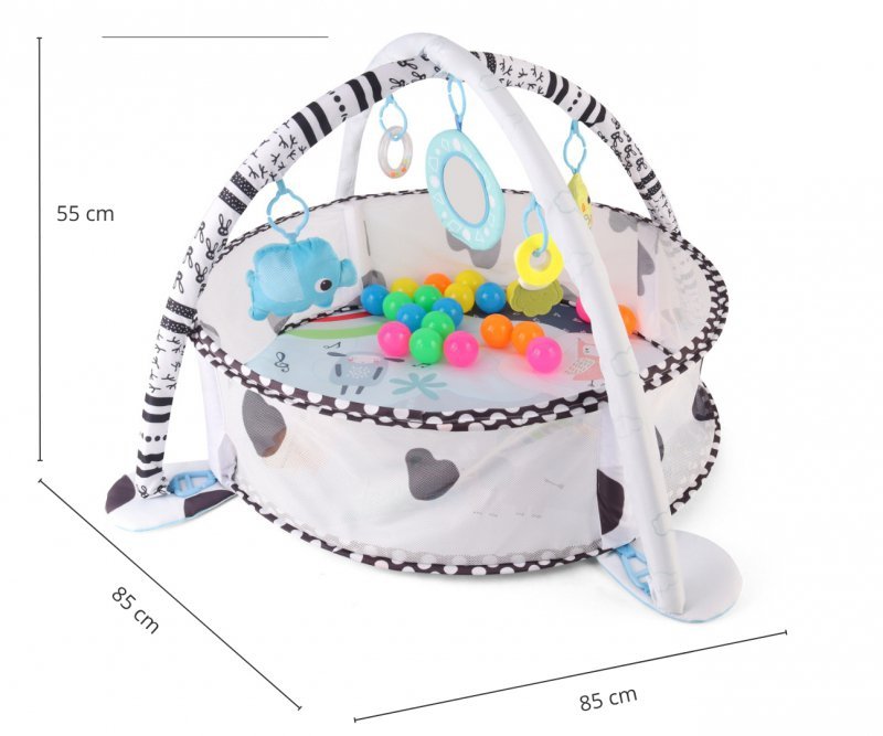 TinyMini JL626-2D Mata edukacyjna 2w1  Basen z Piłkami