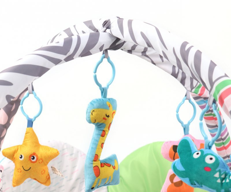 TinyMini Mata edukacyjna 2w1 Kwiat Zoo