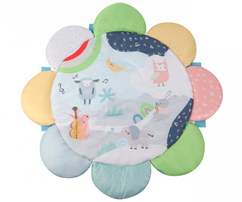 TinyMini Mata edukacyjna 2w1 Kwiat Zoo