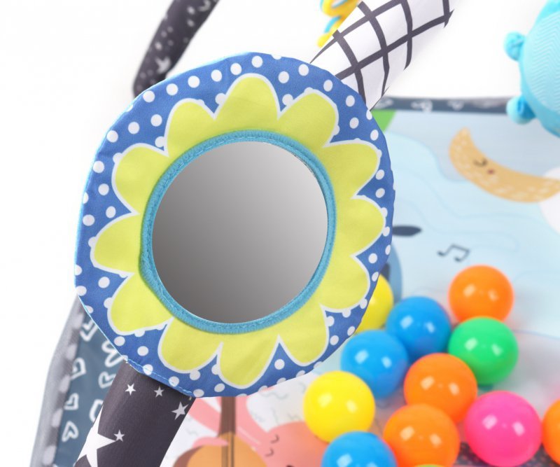 TinyMini Mata edukacyjna 2w1 Kojec z Piłeczkami