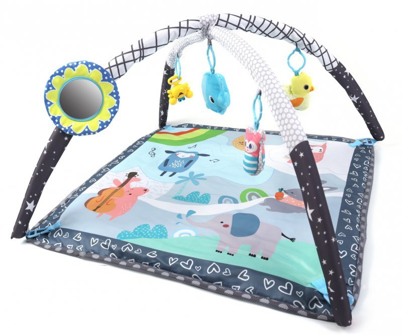 TinyMini Mata edukacyjna 2w1 Kojec z Piłeczkami