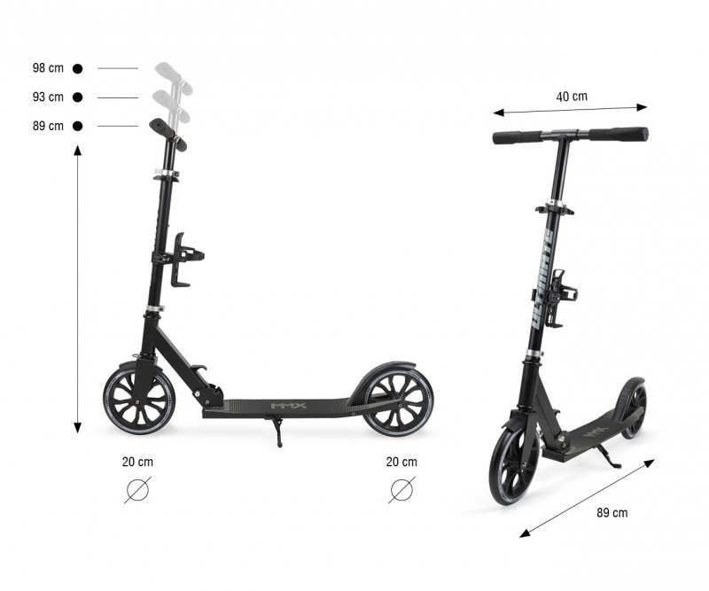 Milly Mally Scooter Ultimate Black