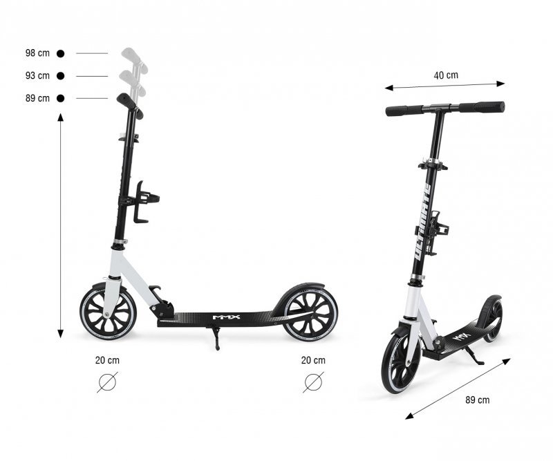 Milly Mally Scooter Ultimate White