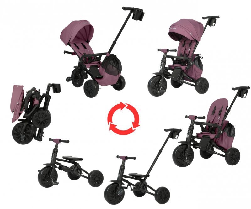 Qplay Rowerek Trójkołowy Nova Max Violet