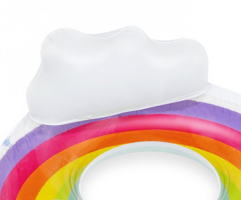 Bestway Koło do pływania z oparciem Tęcza 1.07m