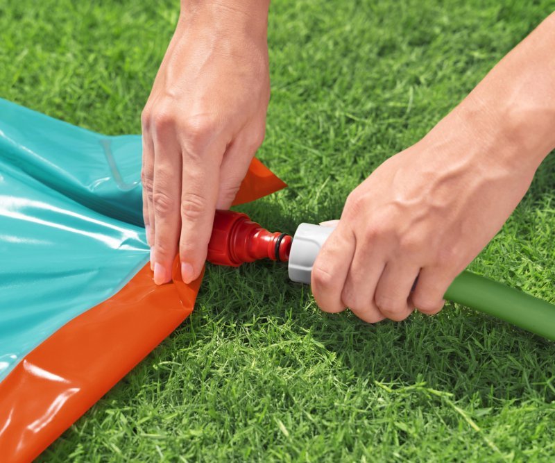 Bestway Ślizgawka pojedyncza ze spryskiwaczami H2OGO! StomBlast 4.88m