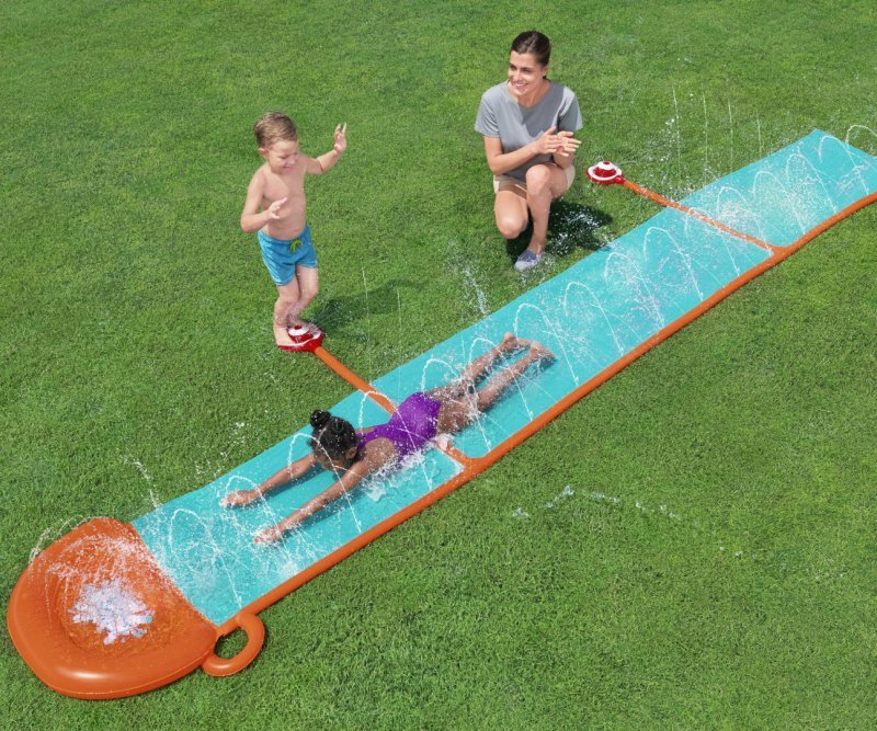 Bestway Ślizgawka pojedyncza ze spryskiwaczami H2OGO! StomBlast 4.88m