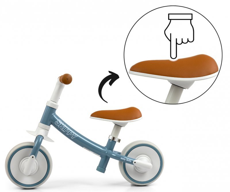 Milly Mally Rowerek Biegowy Skippy Blue