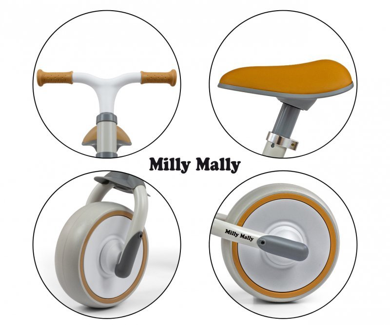 Milly Mally Rowerek Biegowy Skippy White