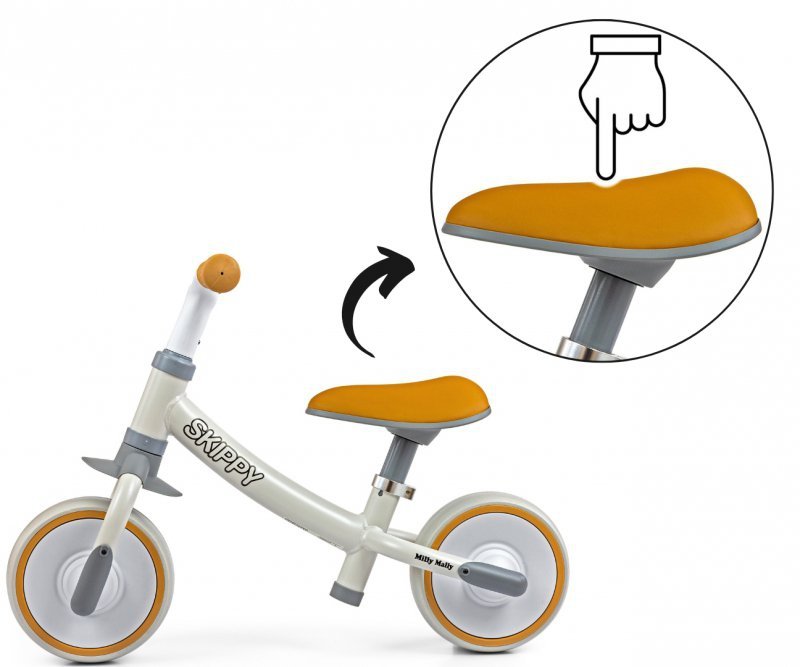 Milly Mally Rowerek Biegowy Skippy White
