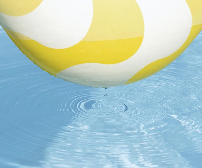 Bestway Siedzisko do nauki pływania Kwadrat Swim Safer Comfort Plush Zółte fale 76cm x 76cm