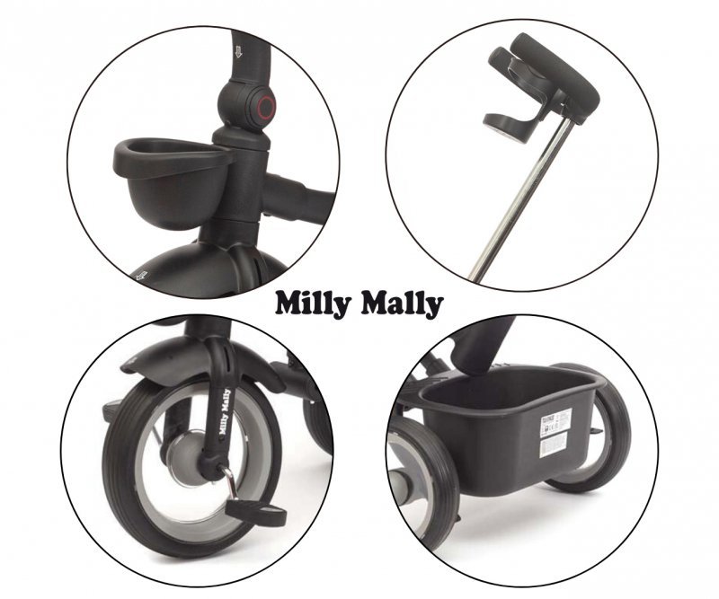 Milly Mally Rowerek Trójkołowy Twinkle Grey