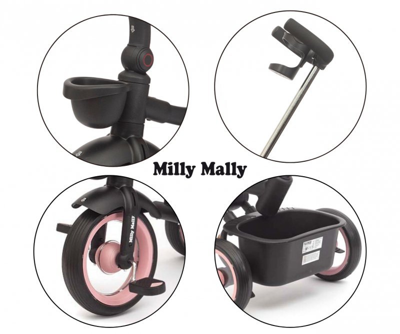 Milly Mally Rowerek Trójkołowy Twinkle Pink
