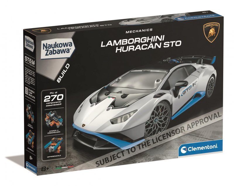 Clementoni Naukowa zabawa. Laboratorium mechaniki. Lamborghini Huracan STO