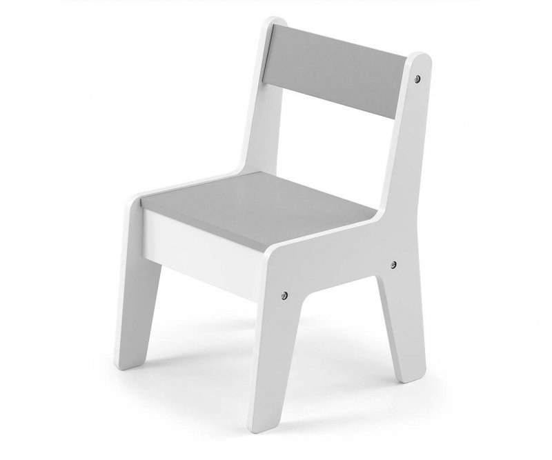 Milly Mally Zestaw mebli Olaf - Stolik i dwa krzesełka Grey