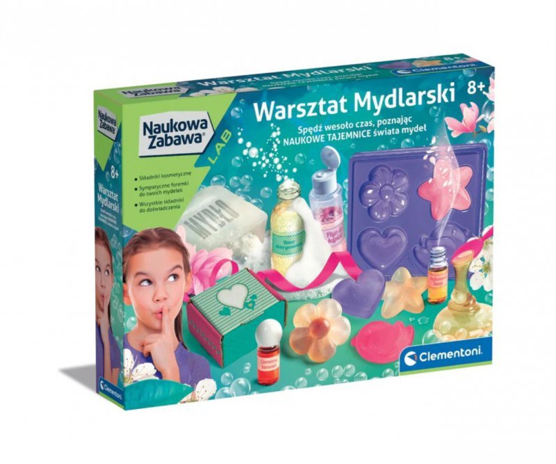 Clementoni Naukowa Zabawa Lab Warsztat Mydlarski