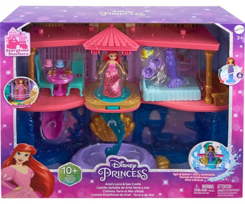 Mattel Disney Princess Zamek Arielki Piętrowy Pałac