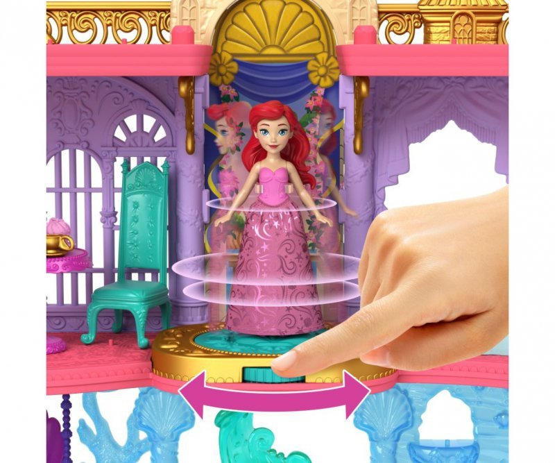 Mattel Disney Princess Zamek Arielki Piętrowy Pałac
